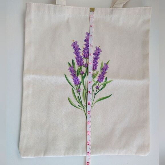 3/$25 Lavender Tote Bag - Picture 6 of 10